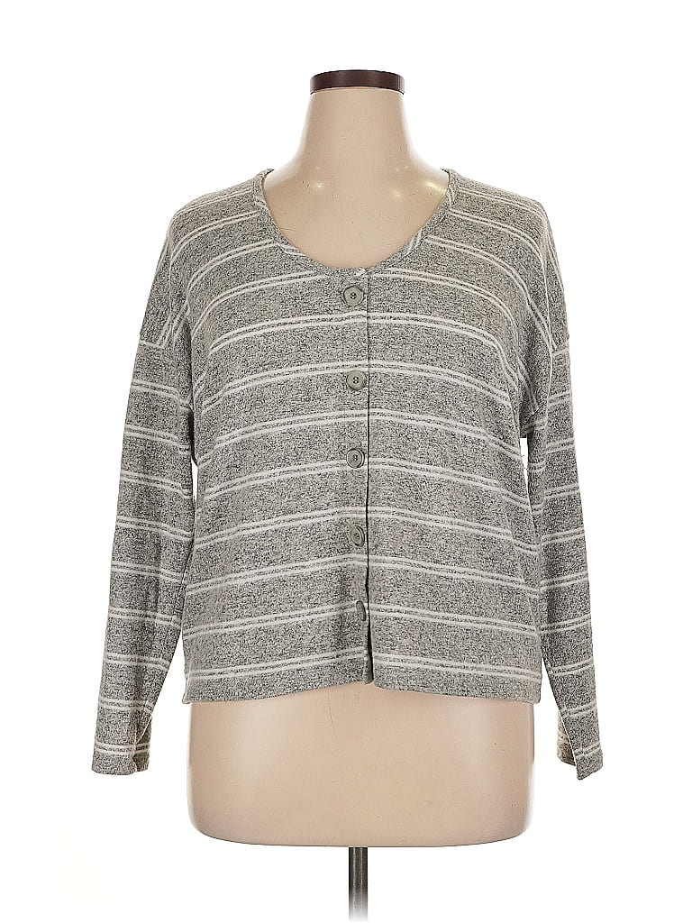 Pre-owned Torrid Cardigan Sweater In Gray
