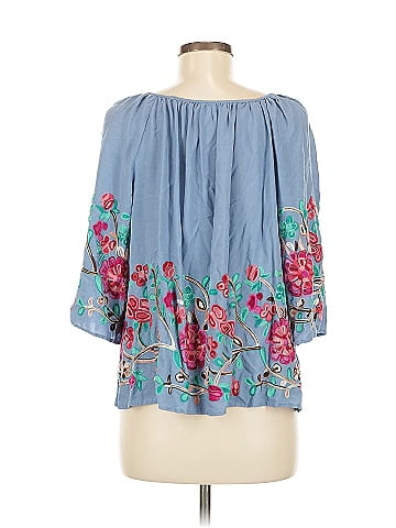 Karen Kane 3/4 Sleeve Blouse (view 2)