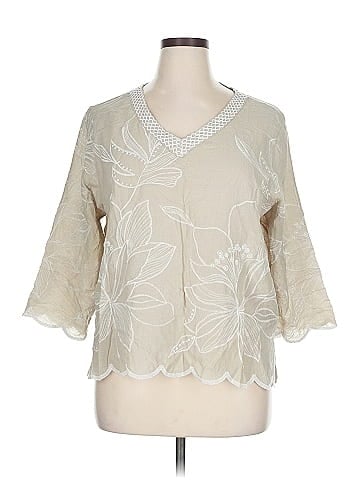 Alfred Dunner 3/4 Sleeve Blouse (view 1)