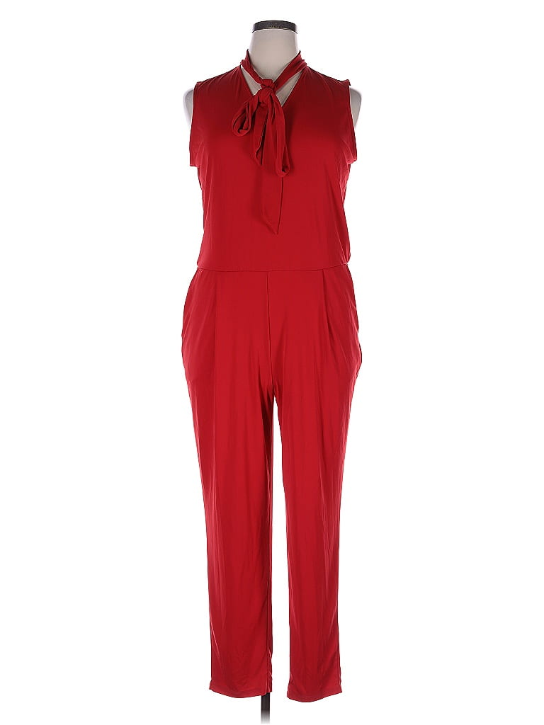 Pre-owned Polo Ralph Lauren Jumpsuit In Red