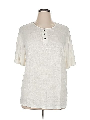 Vince. Short Sleeve Henley (view 1)