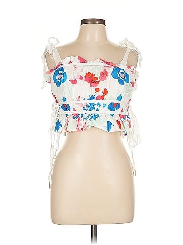 Peter Som Collective Poppy Floral Smocked Top (view 1)