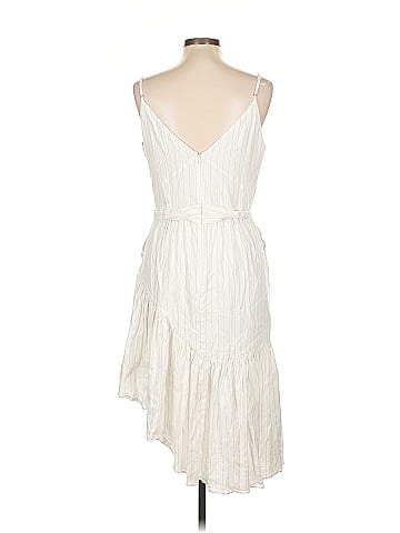 Marissa Webb Collective Stripe Surplice Midi Dress (view 2)