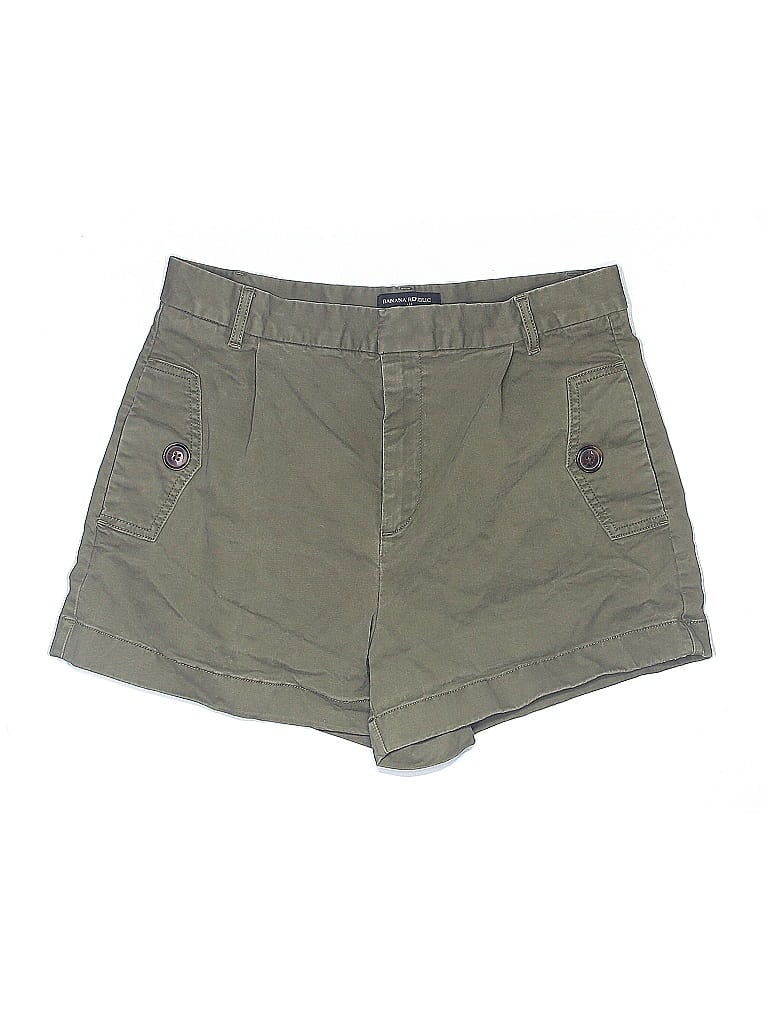 Pre-owned Banana Republic Factory Store Khaki Shorts In Green