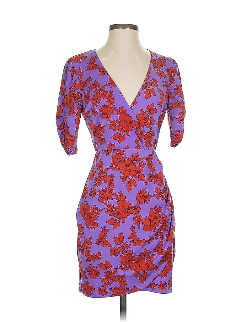 Click to view more detailed imagery on our partner's website Pre-owned All In Favor Cocktail Dress In Purple