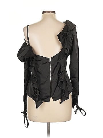 Osman Yousefzada Collective Ruffle Neck Top (view 2)