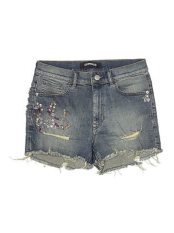 Express Denim Shorts (view 1)
