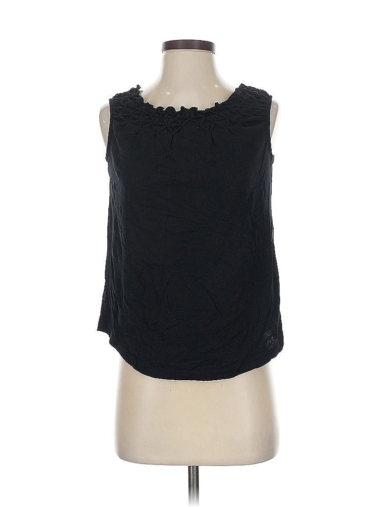 Pre-owned Maeve By Anthropologie Sleeveless T-shirt In Black
