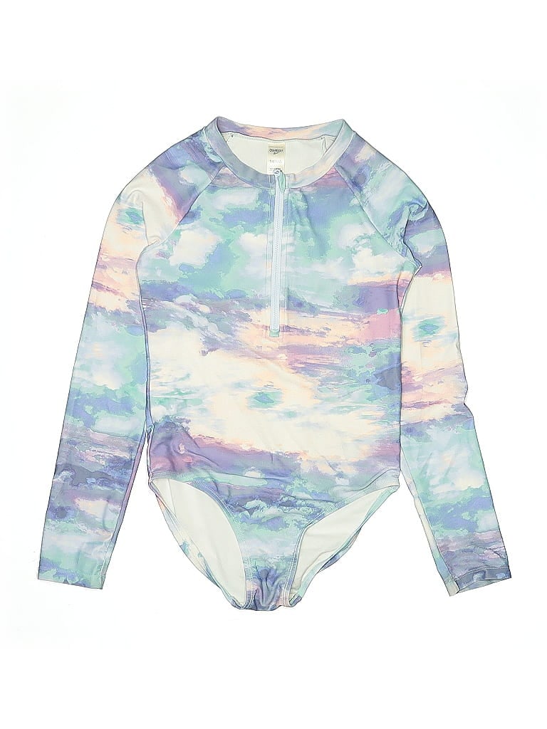 Pre-owned Oshkosh B'gosh Kids' One Piece Swimsuit In Blue