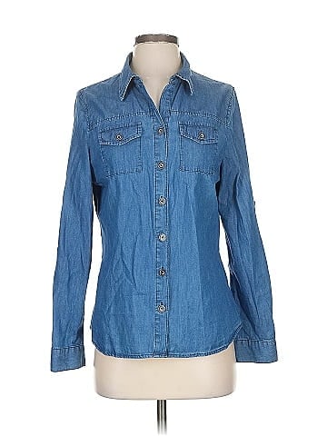 Velvet Heart Long Sleeve Button-Down Shirt (view 1)