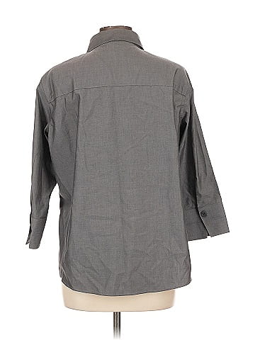Foxcroft 3/4 Sleeve Button-Down Shirt (view 2)