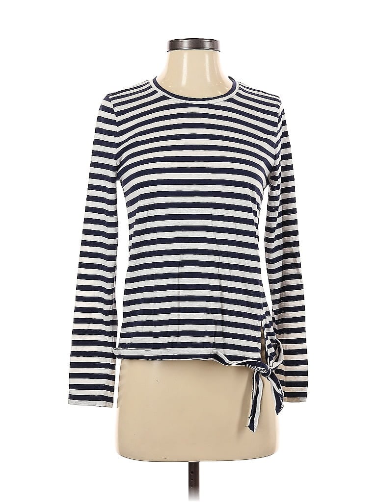 Pre-owned J.crew Mercantile Long Sleeve T-shirt In Blue