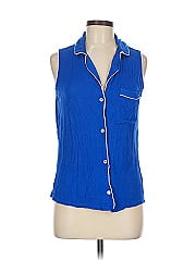 Hale Bob Sleeveless Button Down Shirt