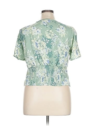 Abercrombie & Fitch Short Sleeve Blouse (view 2)