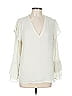 A New Day 100% Polyester Ivory 3/4 Sleeve Blouse Size L - photo 1