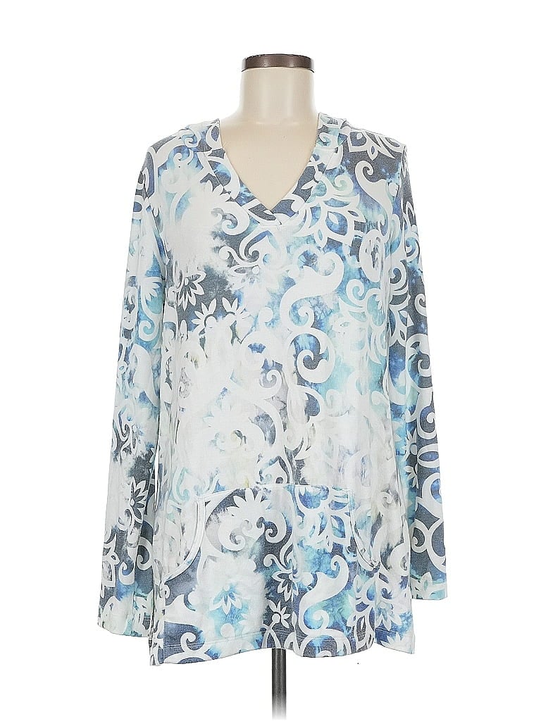 Pre-owned Soft Surroundings Pullover Sweater In Blue