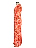 Rixo London 100% Polyester Orange Red Sonja Dress Size XXS - photo 5
