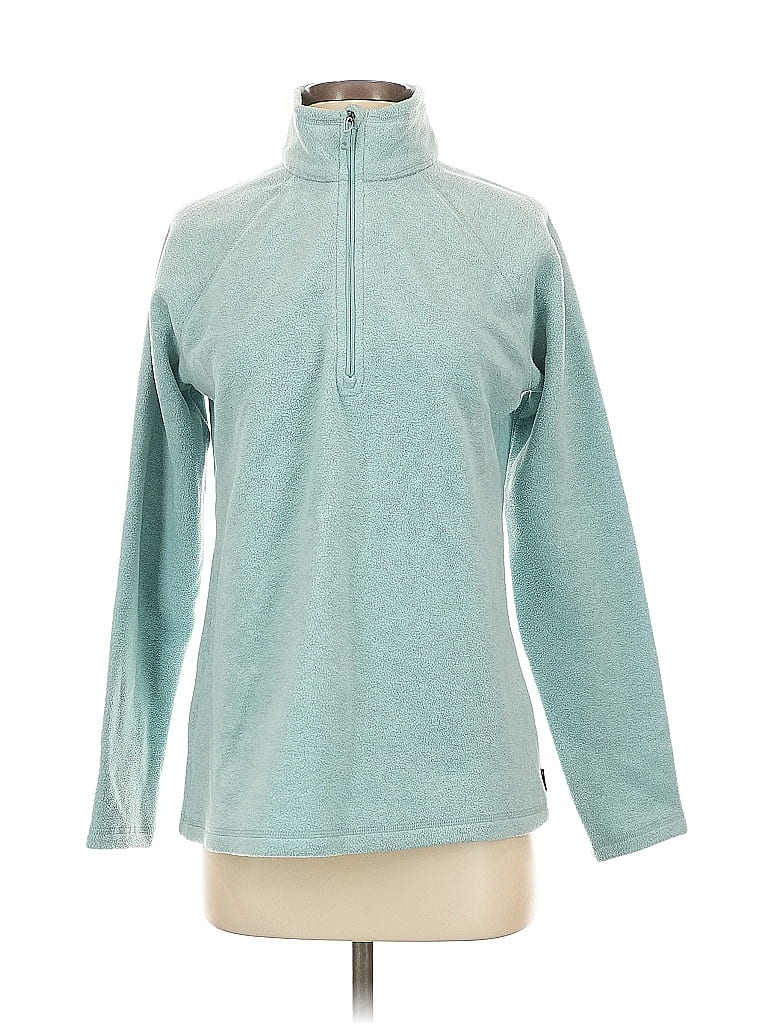 Pre-owned Eddie Bauer Fleece Jacket In Blue