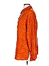 Rachel Zoe TJX Animal Print Orange Long Sleeve Blouse Size L - photo 5