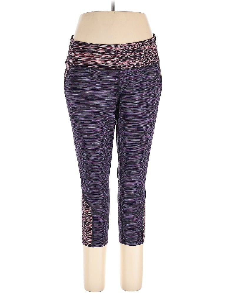 Pre-owned Tek Gear Active Pants In Purple