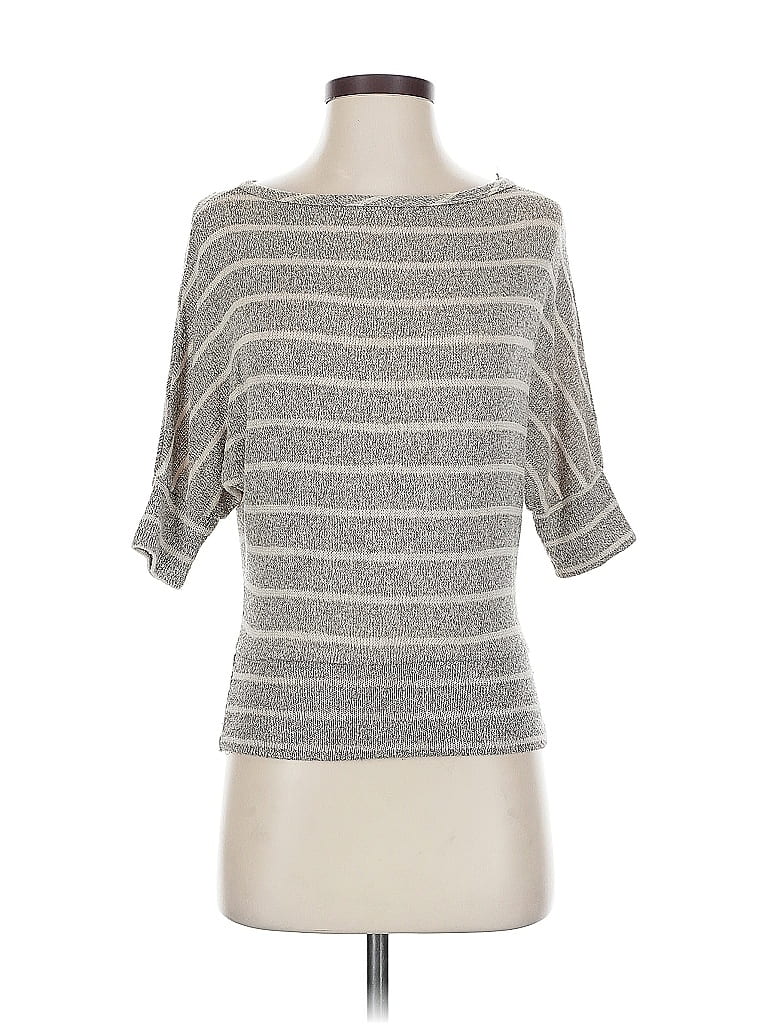 Pre-owned Moa Moa 3/4 Sleeve T-shirt In Gray