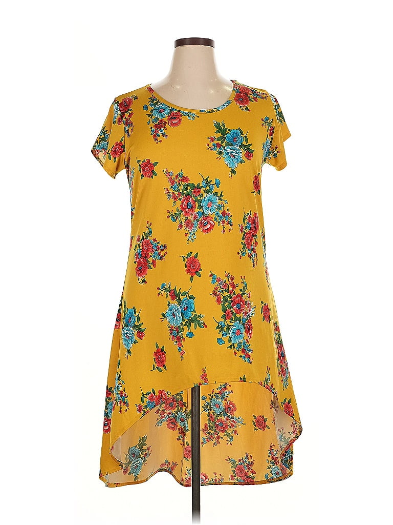 Pre-owned Rainbow Casual Dress In Yellow
