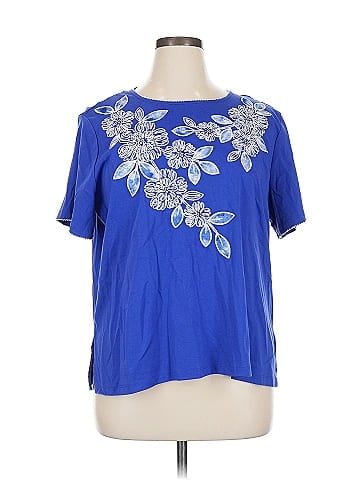 Alfred Dunner Short Sleeve Blouse (view 1)