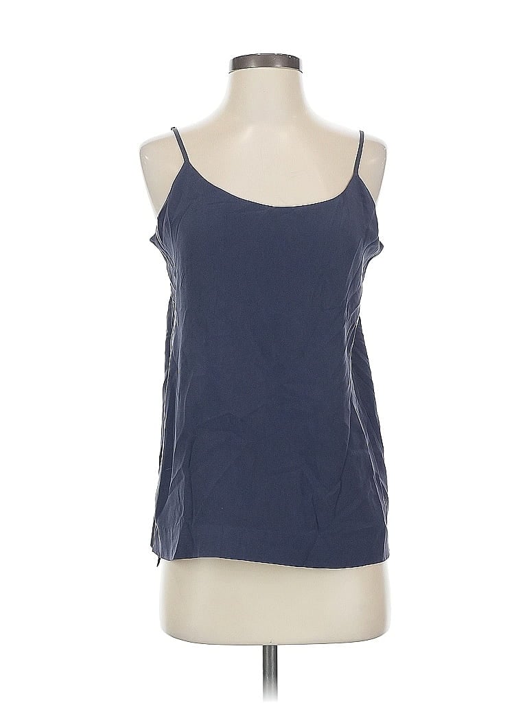 Pre-owned Everlane Sleeveless Top Blue Scoop Neck Tops
