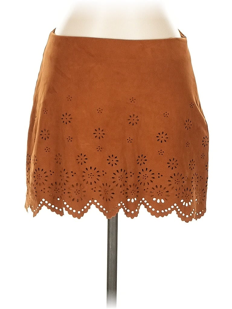 Pre-owned Trafaluc By Zara Casual Skirt In Brown