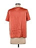 Sabo Skirt 100% Polyester Orange Short Sleeve Blouse Size S - photo 2