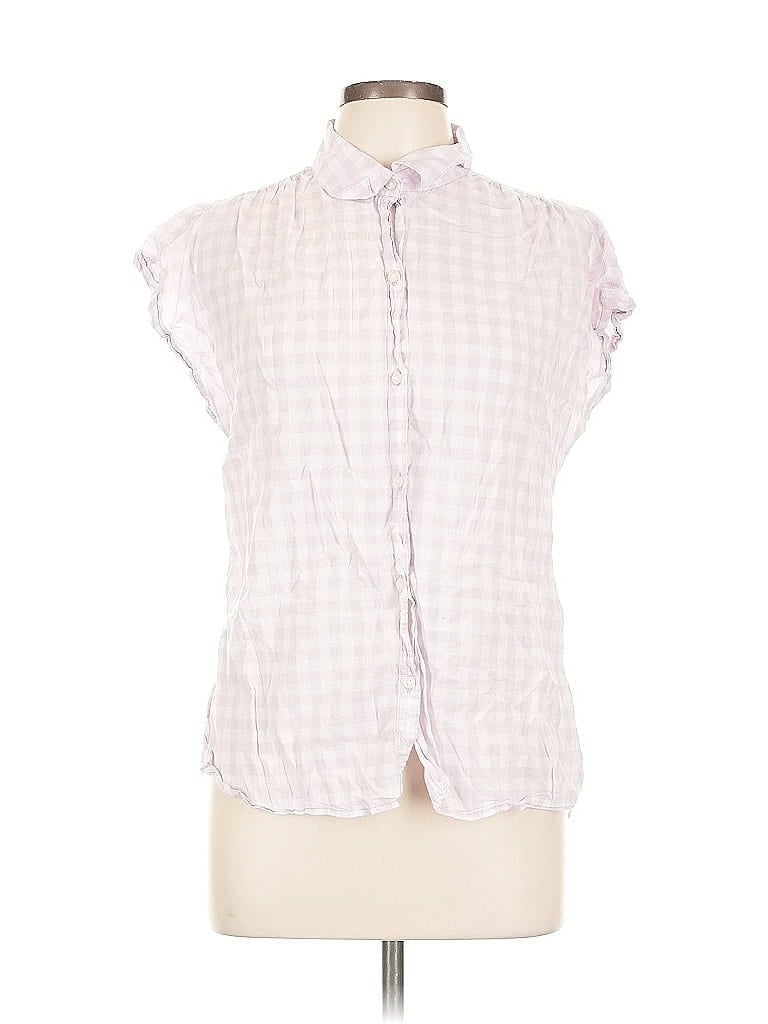 Pre-owned Old Navy Sleeveless Button Down Shirt In Pink