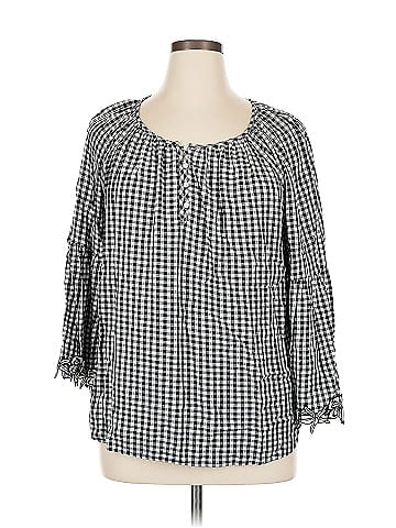 Karen Kane 3/4 Sleeve Blouse (view 1)