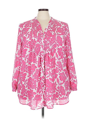 Foxcroft 3/4 Sleeve Blouse (view 1)
