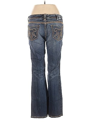 Mek Denim USA Hearts Blue Jeans Size 31 waist