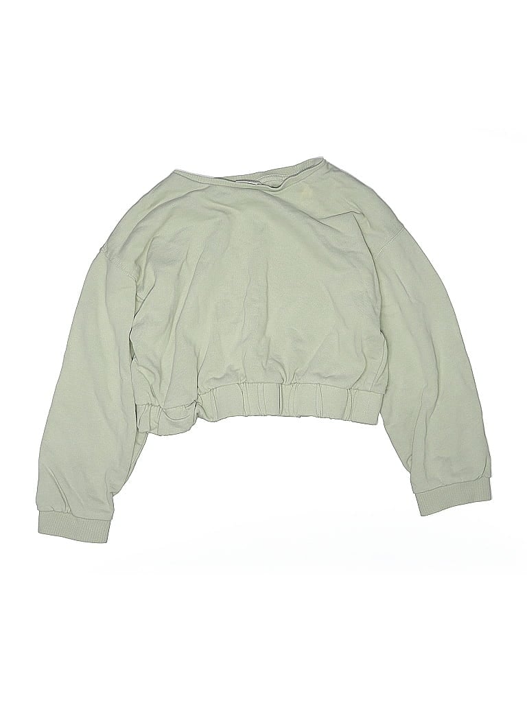 Pre-owned Zara Kids' Sweatshirt In Green