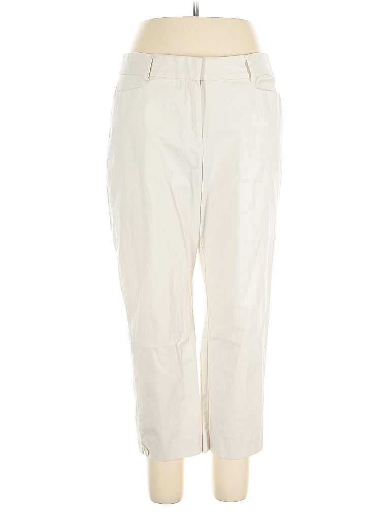 Pre-owned Talbots Outlet Casual Pants In White
