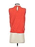 Tiny 100% Cotton Orange Sleeveless Blouse Size S - photo 2