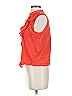 Tiny 100% Cotton Orange Sleeveless Blouse Size S - photo 4