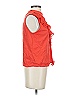 Tiny 100% Cotton Orange Sleeveless Blouse Size S - photo 3