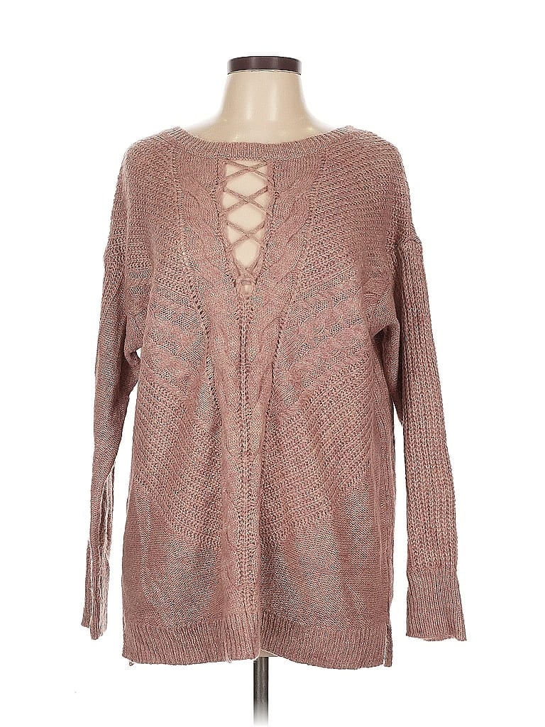 Pre-owned Maurices Pullover Sweater In Pink