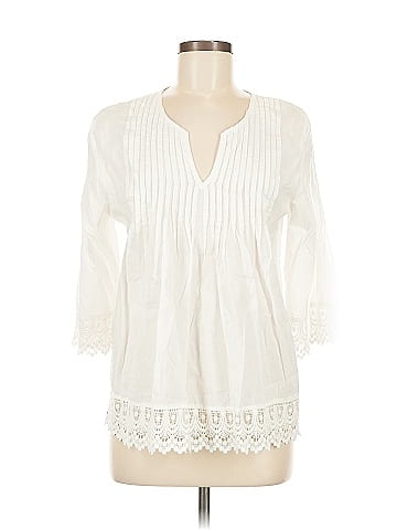 Solitaire 3/4 Sleeve Blouse (view 1)