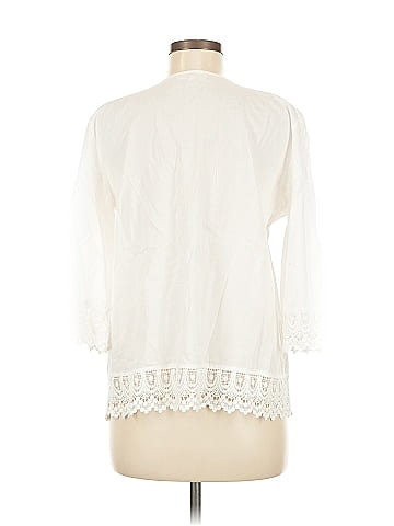 Solitaire 3/4 Sleeve Blouse (view 2)