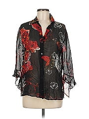 Chico's Design 3/4 Sleeve Silk Top
