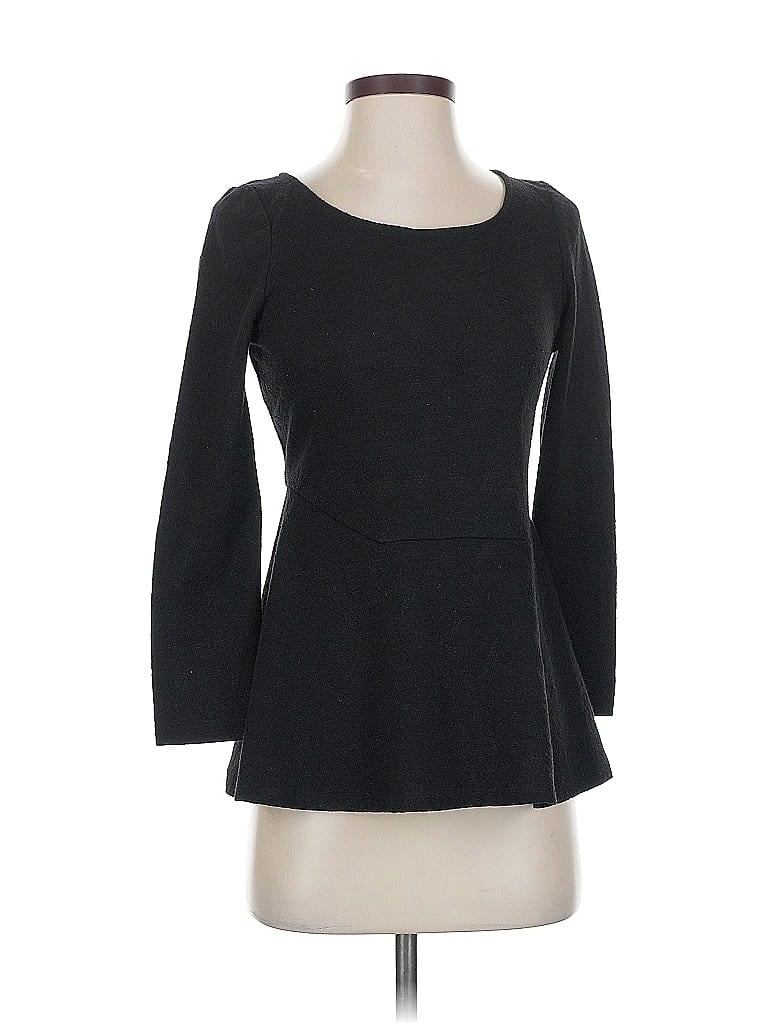 Pre-owned Leifsdottir 3/4 Sleeve T-shirt In Black