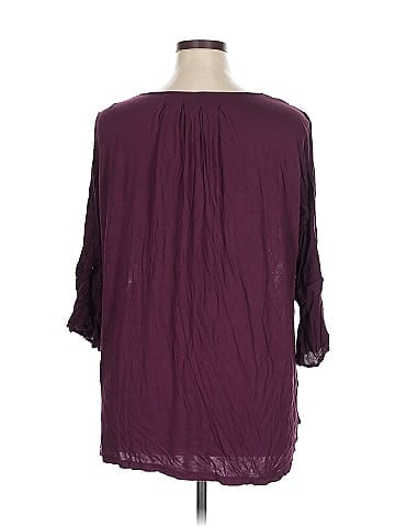 Vintage America Blues 3/4 Sleeve Blouse (view 2)