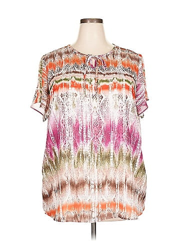 Cj Banks Short Sleeve Blouse (view 1)