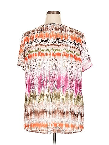 Cj Banks Short Sleeve Blouse (view 2)