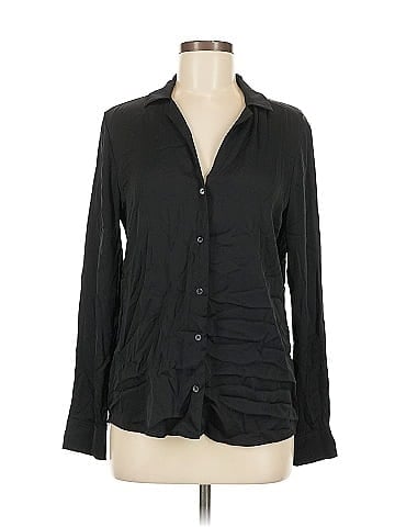 Quince Long Sleeve Silk Top (view 1)