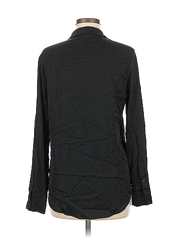 Quince Long Sleeve Silk Top (view 2)