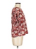 First And I Red Short Sleeve Blouse Size M - photo 4